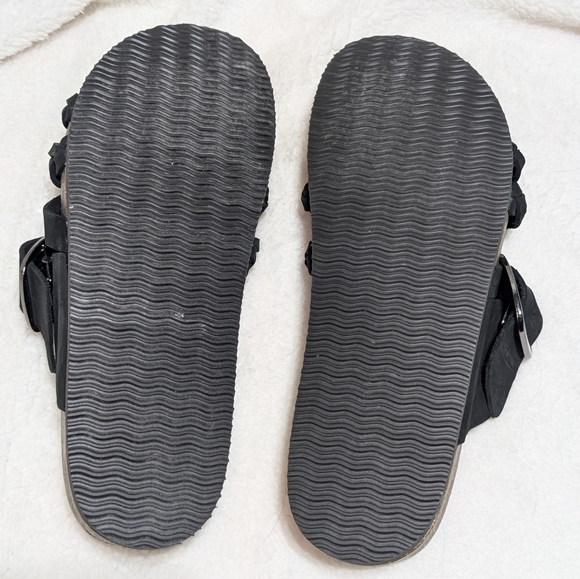 White Mountain Leather Buckle Slide Healing Sandals - Women's, size 10 - Picture 4 of 6